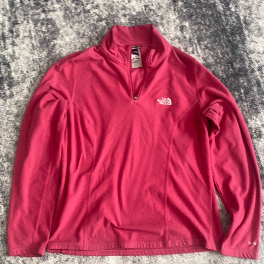 The North Face Fuchsia Quarter-Zip Top